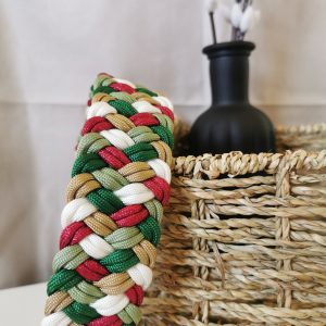 Collier Unjoy en paracorde multicolore, fait main et personnalisable pour chiens et chats